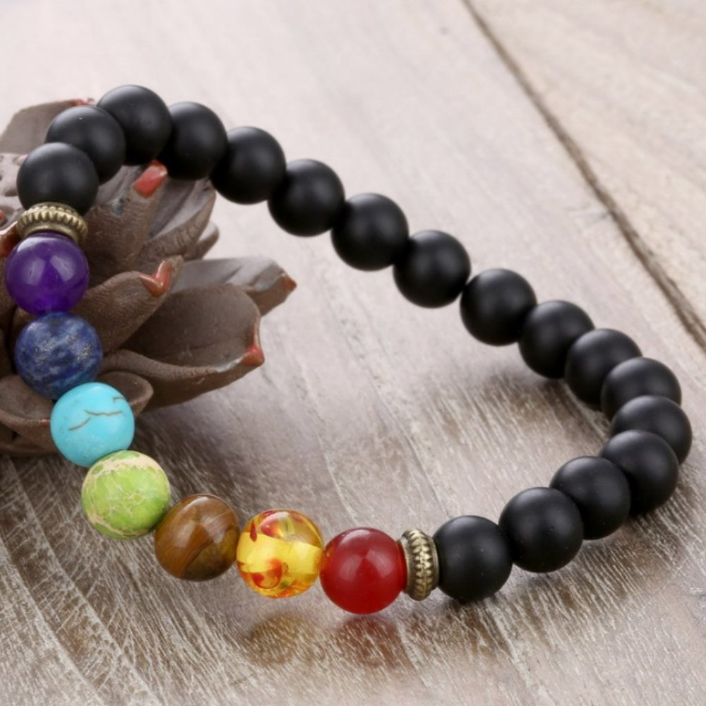 New 7 Chakra Beaded Bracelet